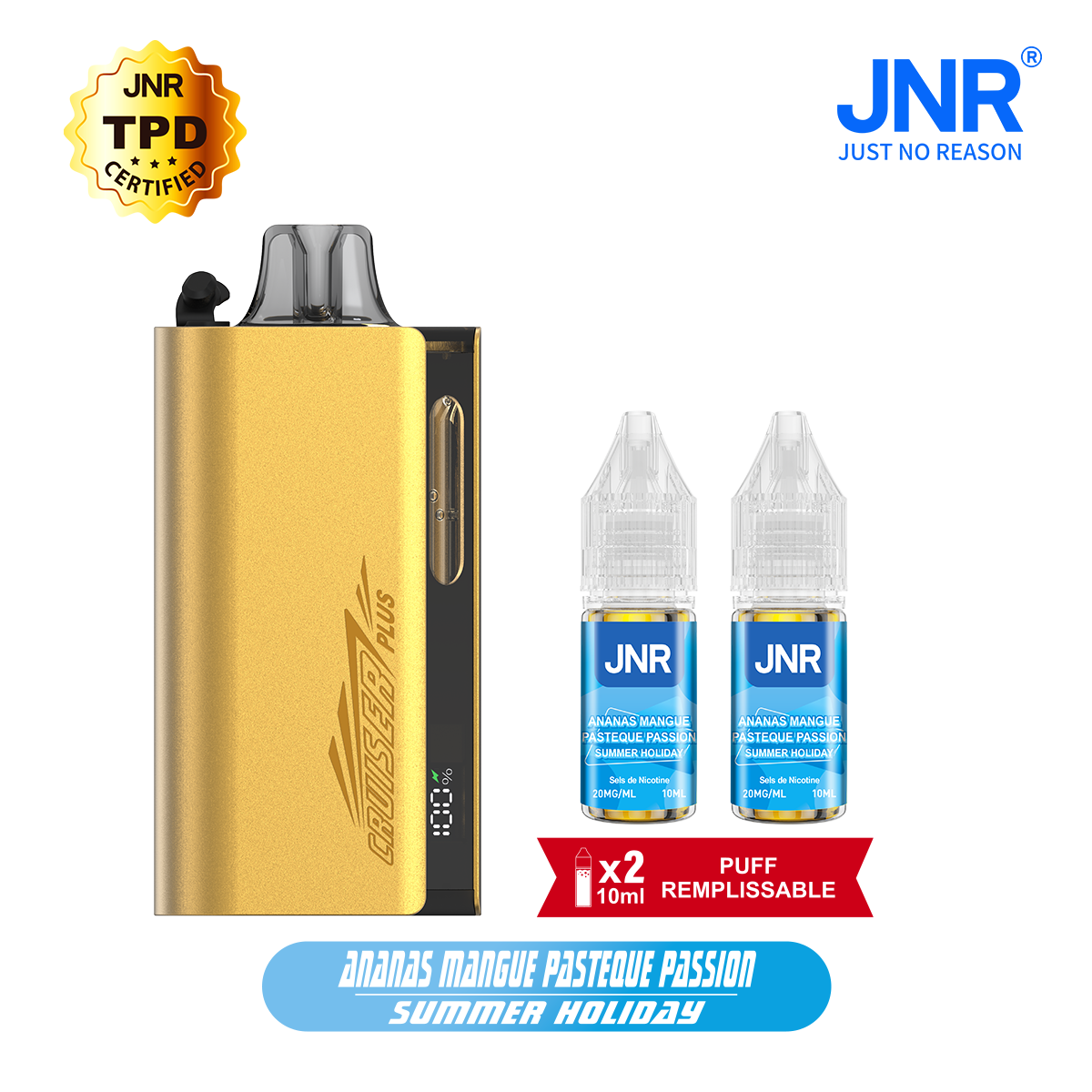 JNR Cruiser Plus 37K Refillable Kit Summer Holiday