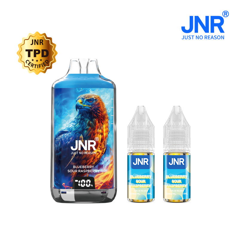 JNR Falcon-X 28K Refillable Kit Blueberry Sour Raspberry