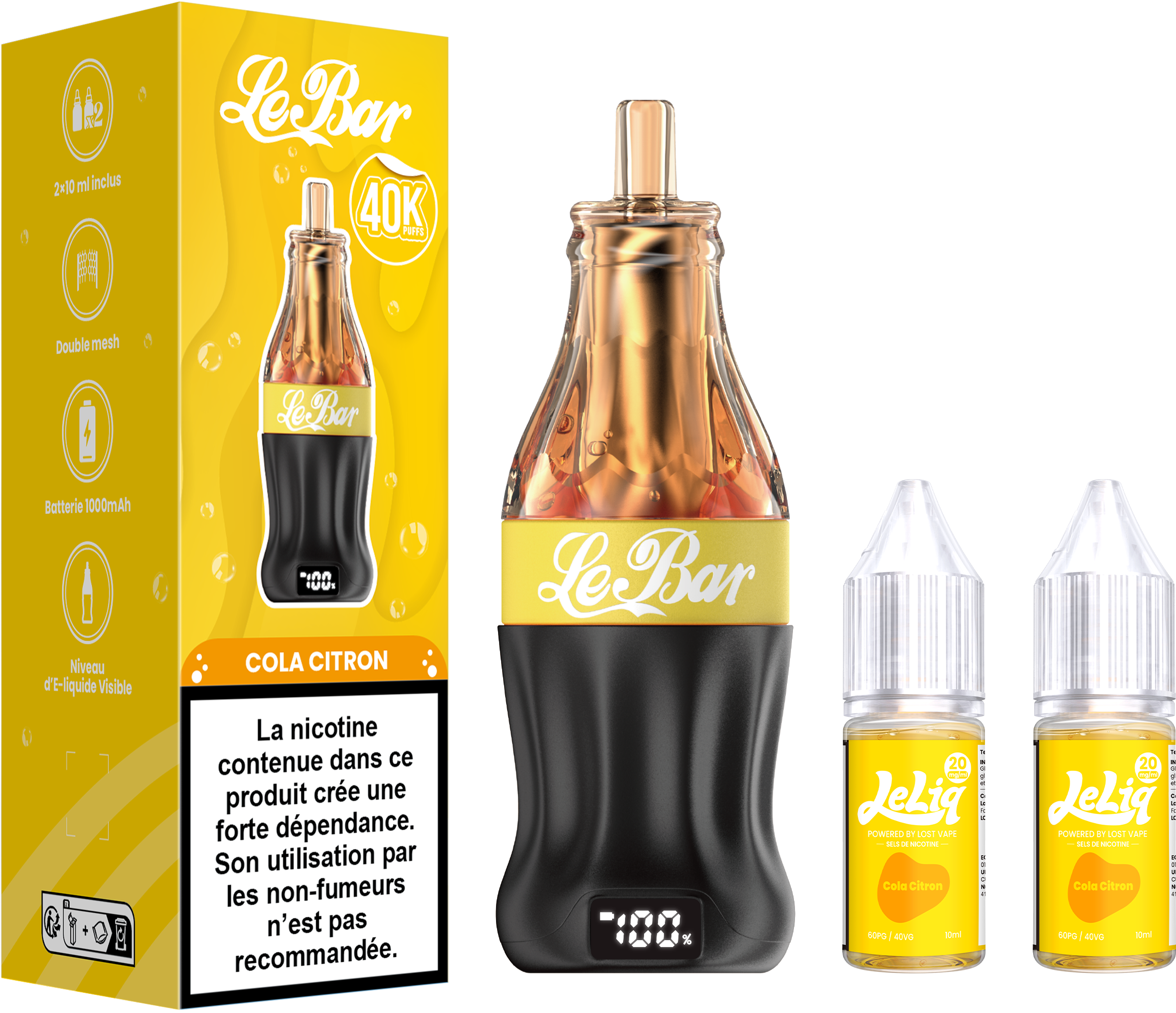 LOST VAPE LE BAR 40K Lemon Cola