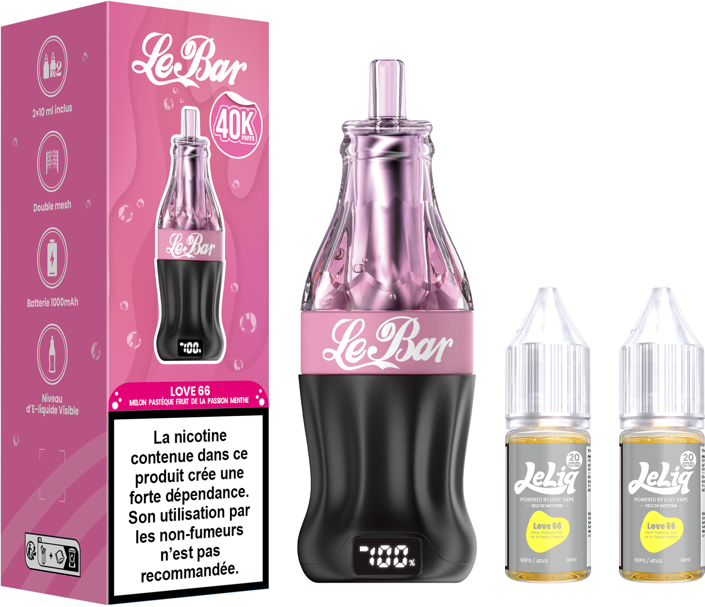 LOST VAPE LE BAR 40K Love 66