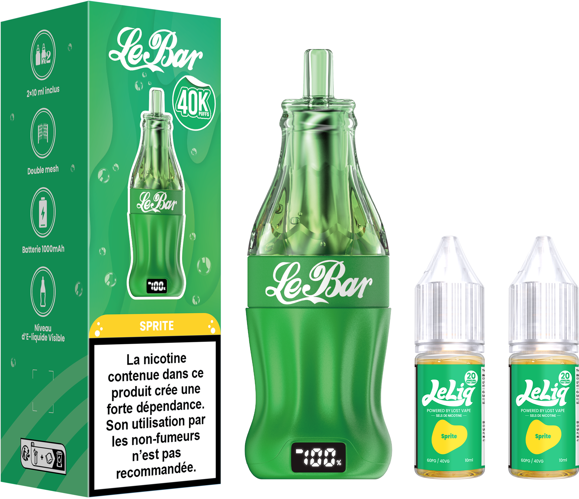LOST VAPE LE BAR 40K Sprite