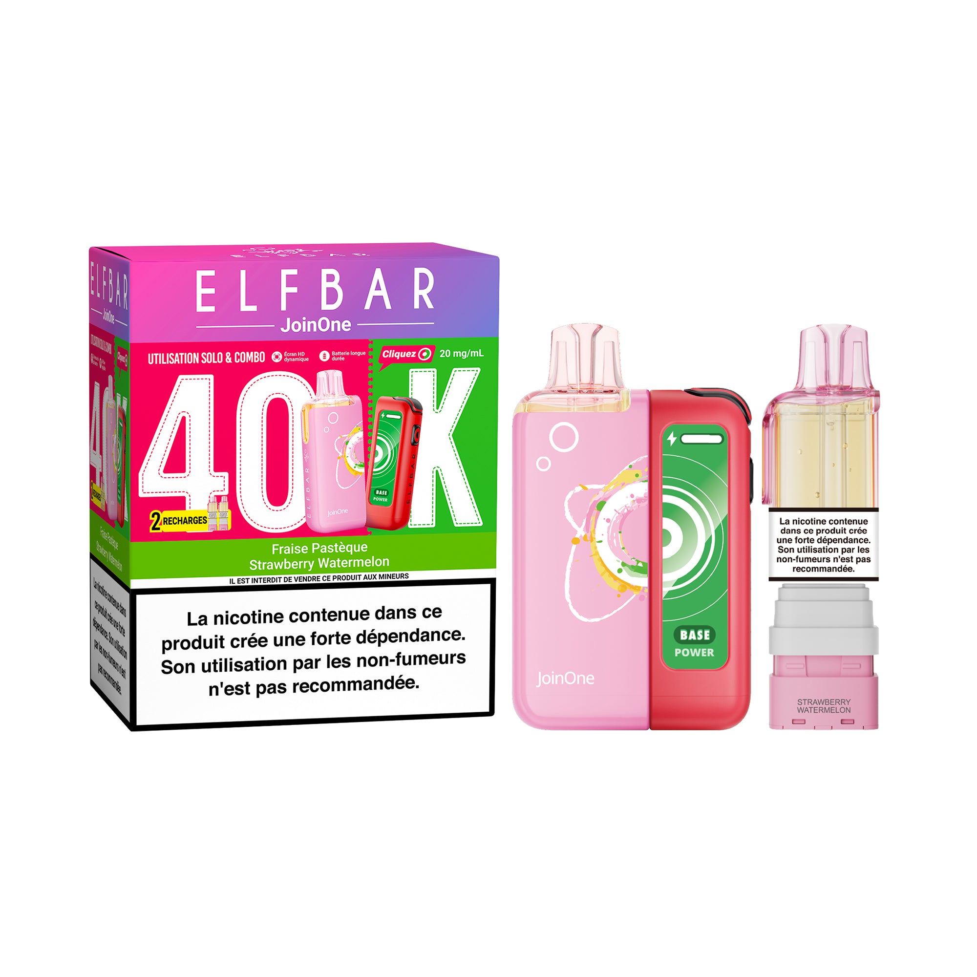 ELFBAR JoinOne 40K Pod Kit Bundle Strawberry Watermelon